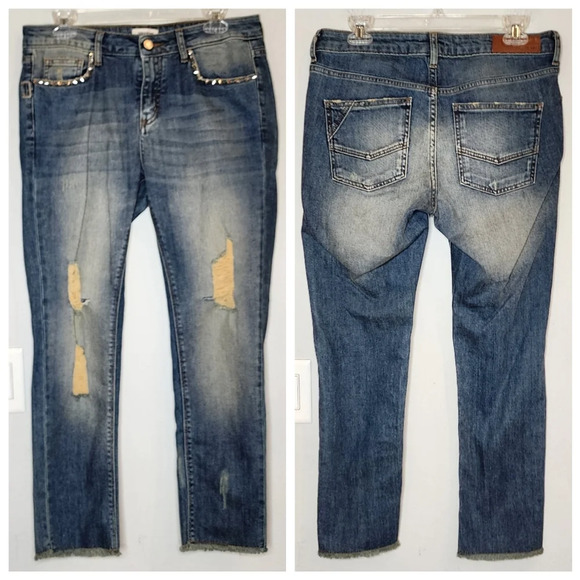 Zadig & Voltaire Studded Eva Use Jeans. Women's size 28. - Picture 2 of 16